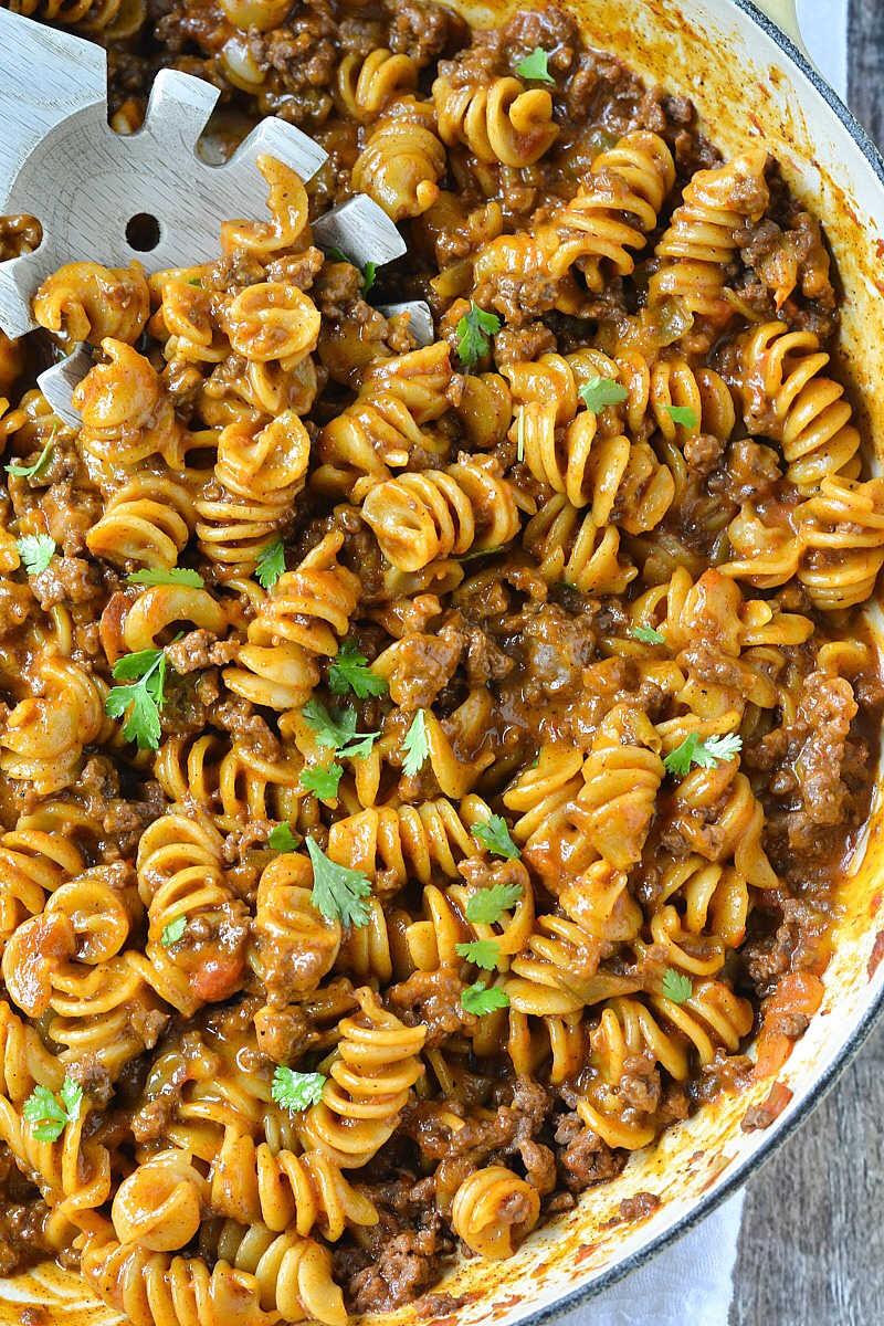 One Pot/ Easy Taco 🌮 Pasta&nbsp;Dish.